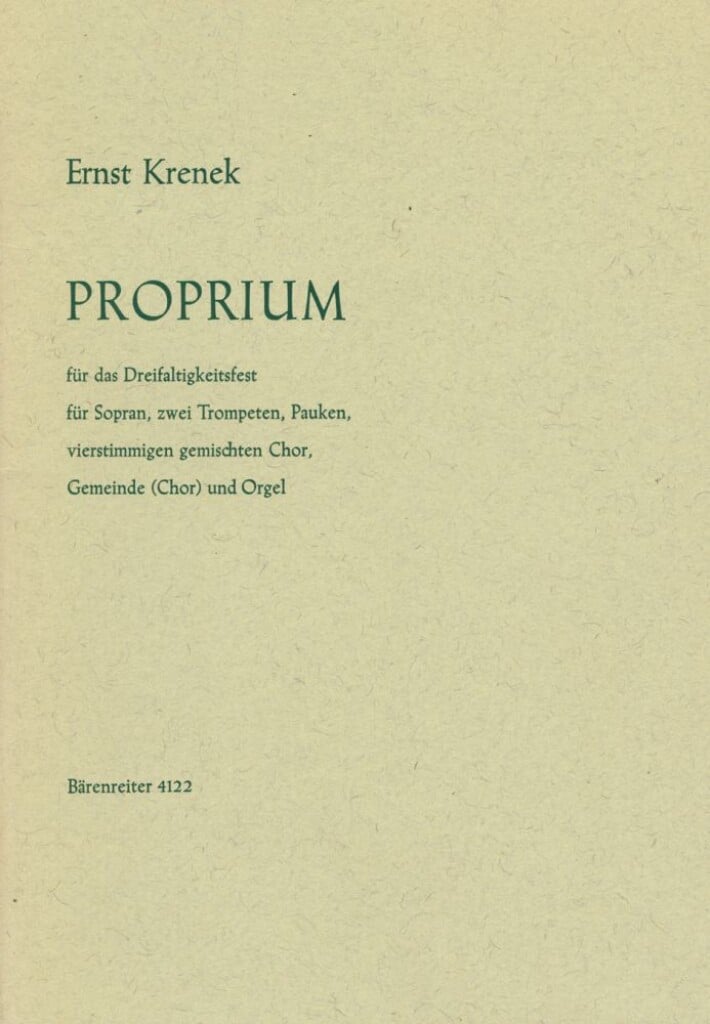 Proprium fur das Dreifaltigkeitsfest